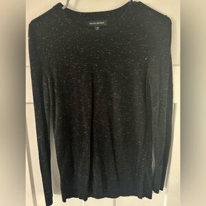 Banana Republic Black with Gold Flecks Women’s Sweater - size XS